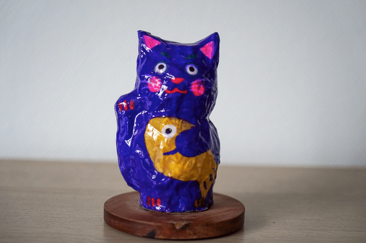 Maneki Neko - Purple