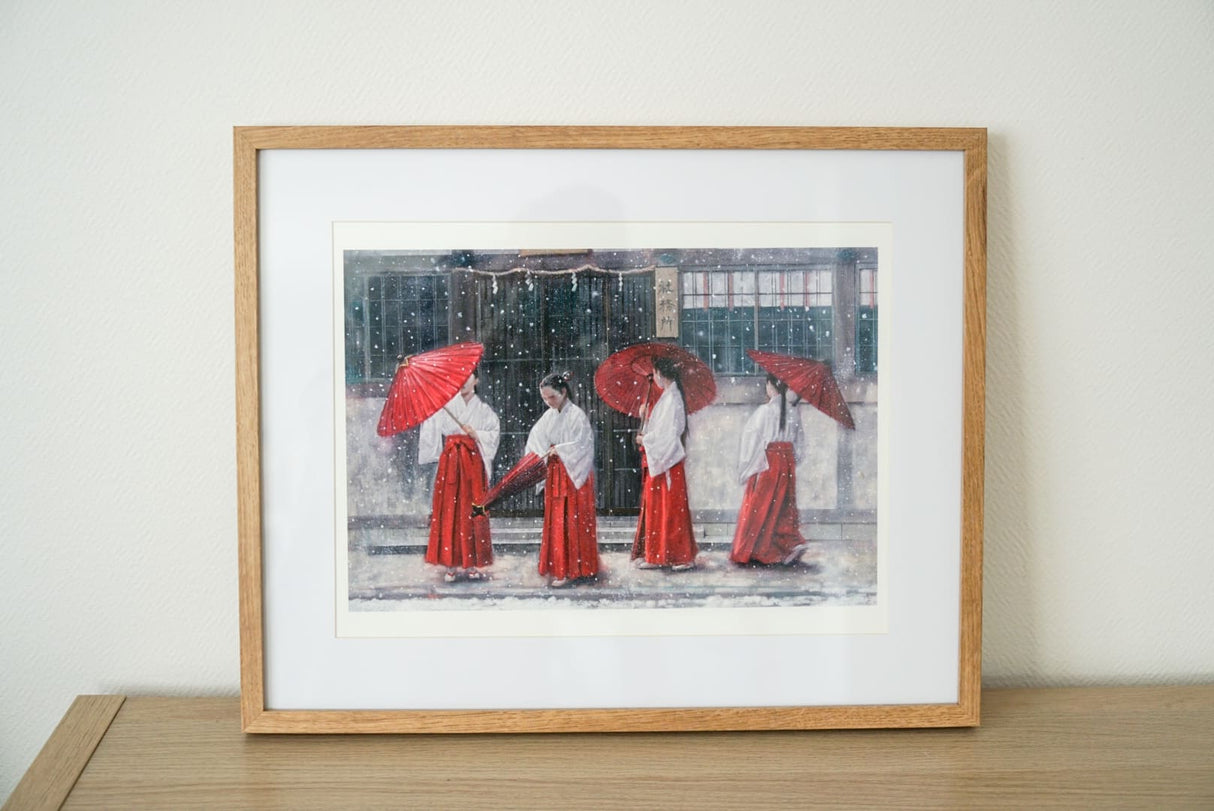 Dans La Neige Qui Tombe