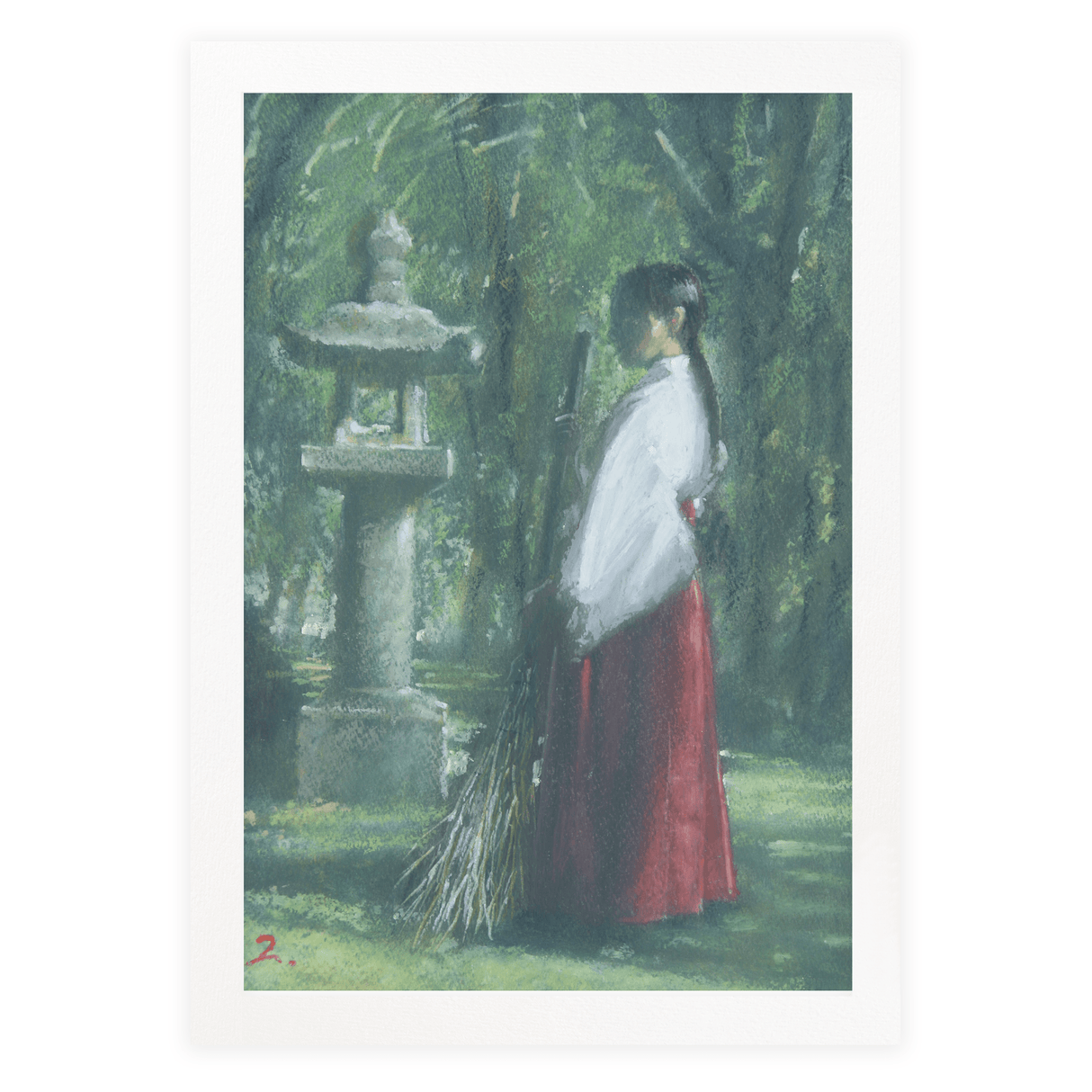 Une Lanterne Moussue