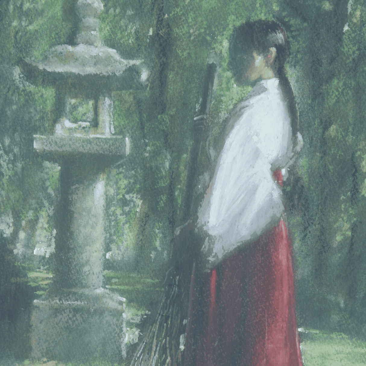 Une Lanterne Moussue