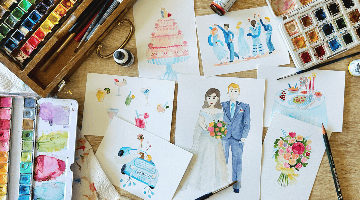Pourquoi choisir un artiste peintre pour son mariage en Alsace ?