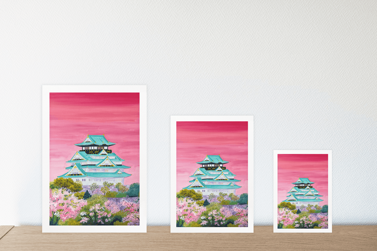 The Cherry Blossoms of Osaka Castle