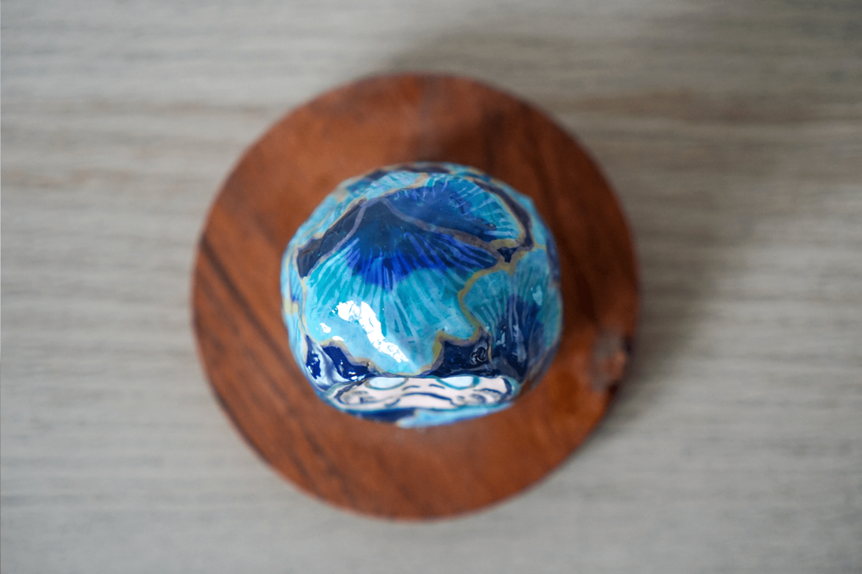 Daruma - Ginko bleu